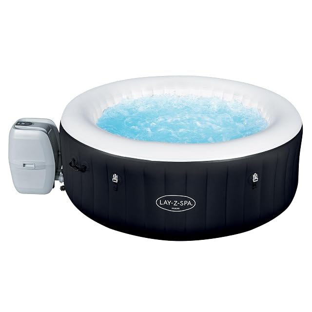 Spa gonfiabile rotonda Bestway Lay-Z-SPA Miami AirJet con un pannello di comando digitale