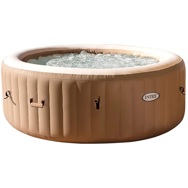 Spa gonfiabile rotonda Intex PureSpa Bubble Massage da 216 centimetri di diametro
