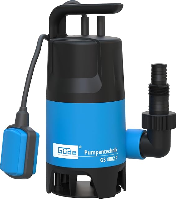 Pompa sommergibile per acque cariche Güde GS 4002 P, con interruttore a galleggiante regolabile