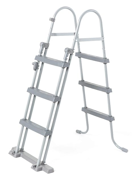 Scaletta di sicurezza da vasca Bestway Flowclear di centosette centimetri con gradini stampati in plastica