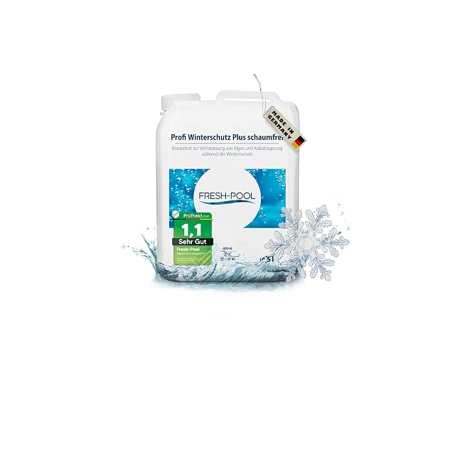 Tanica da cinque litri di prodotto per lo svernamento Fresh-Pool Profi Winterschutz Plus